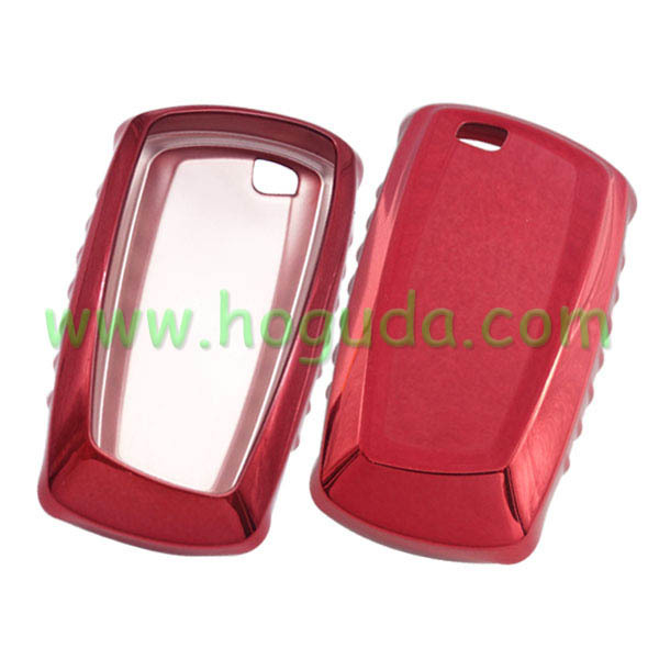 For BMW TPU protective key case red color