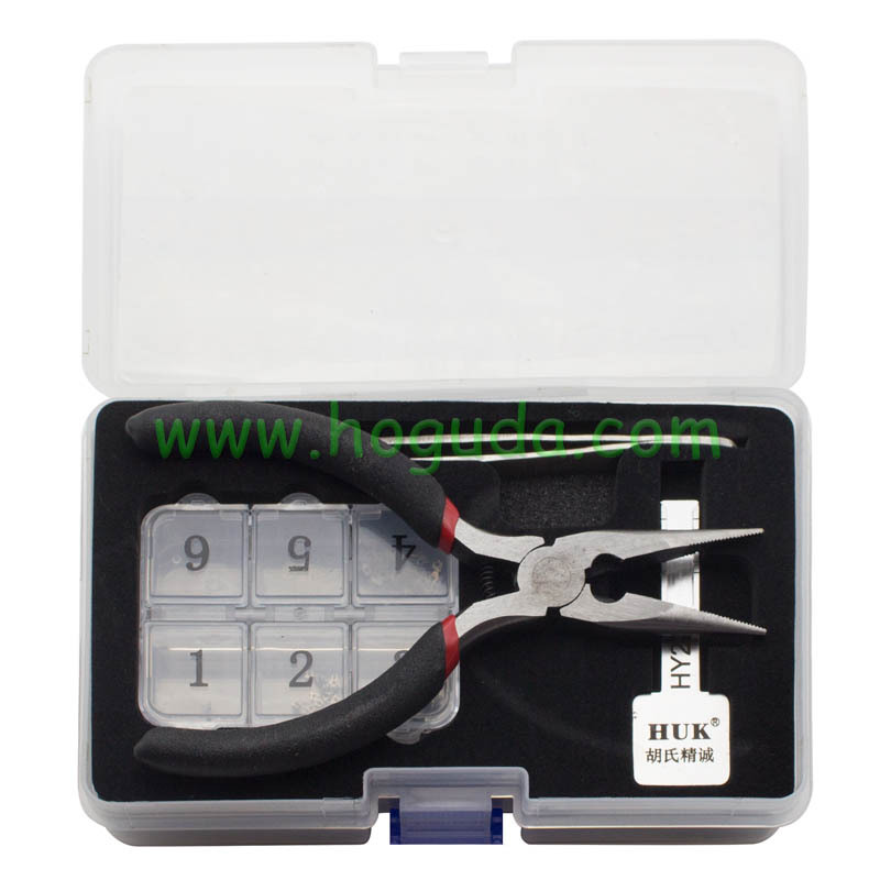 For HY22 Key model, ajust into a new key, and then use key cutting machine to cut