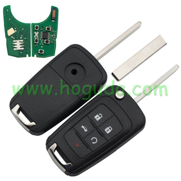 For Buick, for Chevrolet， for Opel,  keyless 4+1 button remote key with 315mhz PCF7952 Chip