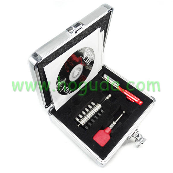 For Ford and Jaguar 6 cut tibber decoder set --pick and decode 6-cut tibber locks.very easy to learn and use,includes try-out and test key