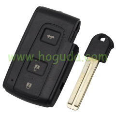 For Toyota crown 3 button remote key blank with Toy48 blade