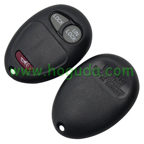 For Buick 2+1 button remote key blank With Battery Place