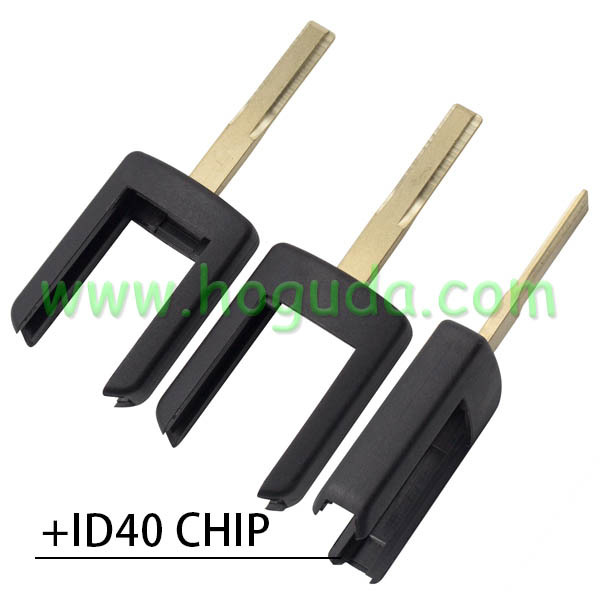 For Opel HU43 key blade  ID40 Chip