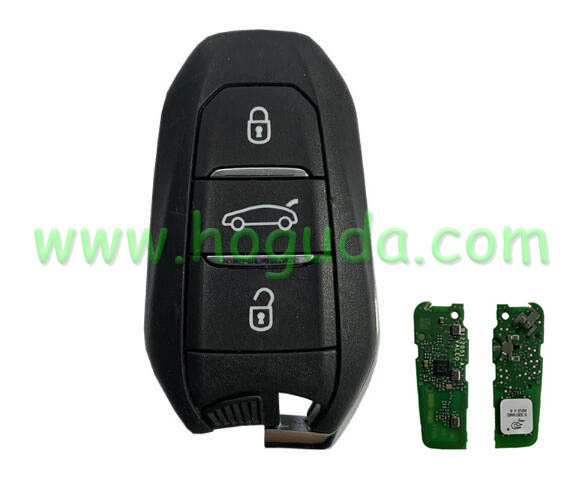 For Original New 2020 Peugeot 5008 508 3 button  Keyless Go Smart remote Key with 4A HITAG AES NCF29A1 128bit  434MHz FCCID: IM3A
