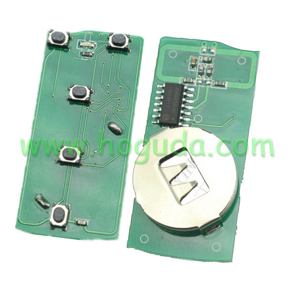 For Ford Focus/Mondeo/ Fiesta 4+1 button Remote key with  433MHZ