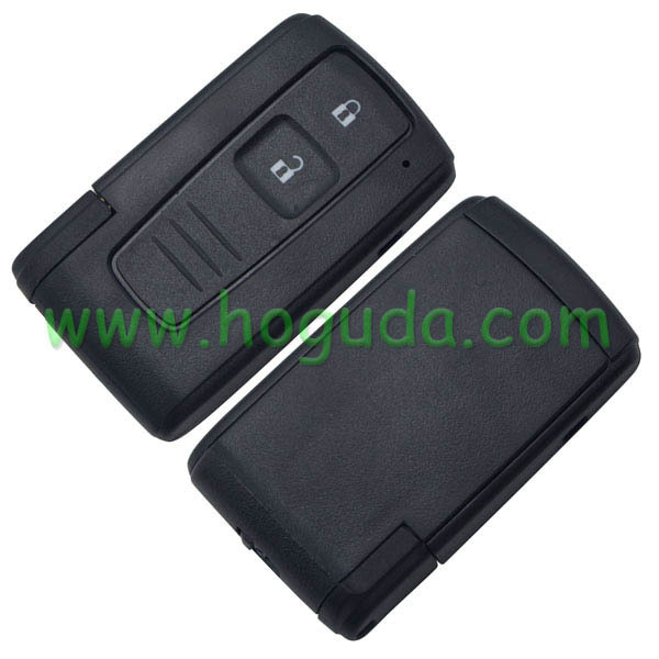 For Toyota Daihatsu 2 button remote key blank with Key Blade