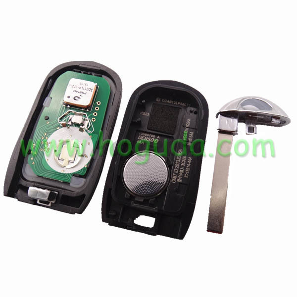 For Buick 5 button remote key  with 434mhz       E3125A-B 90927272           RF43F 5144AQ1-1 62K  APHH G4 chip