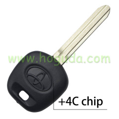 For Toyota transponder key with 4C chip