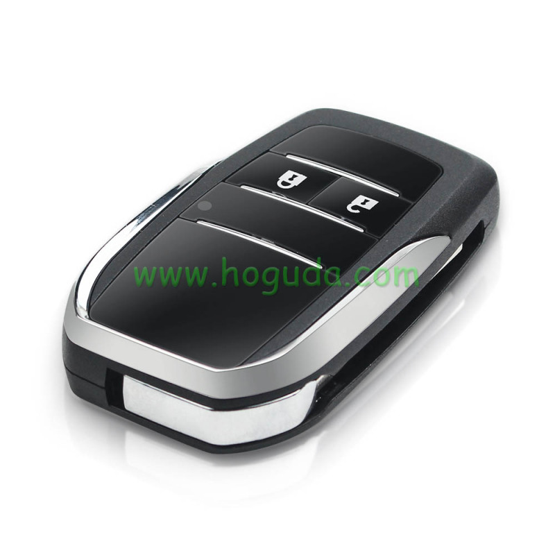 For Toyota modified 2 button key shell with TOY 43 blade