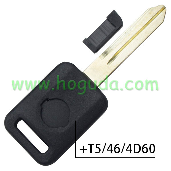 For Nissan transponder key （the plastic part is ""rectangle""）T5 chip