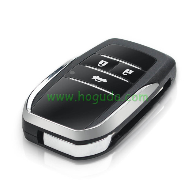 For Toyota modified 3 button key shell with TOY 43 blade