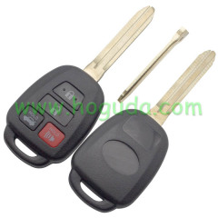 For Toyota 3+1 button remote key blank