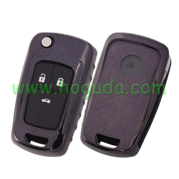 For Buick Chevrolet Opel TPU protective key case black color
