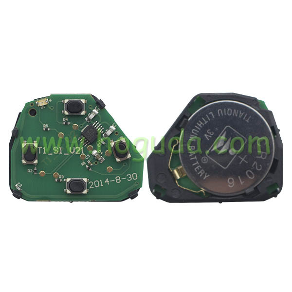 For Toyota Crown 3 button remote key With 315Mhz 4D67 Chip