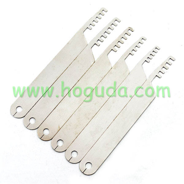 For 6 pieces lock pick set (6件套)