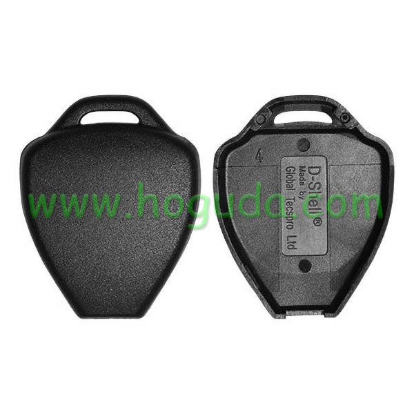 For high quality Toyota 2+1 button remote key blank with toy43 blade enhanced version