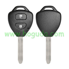 For high quality Toyota 2 button remote key blank with toy43 blade enhanced version