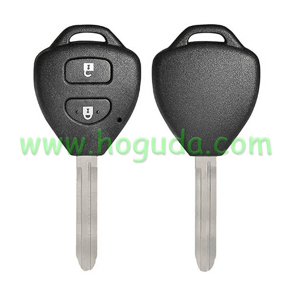 For high quality Toyota 2 button remote key blank with toy43 blade enhanced version