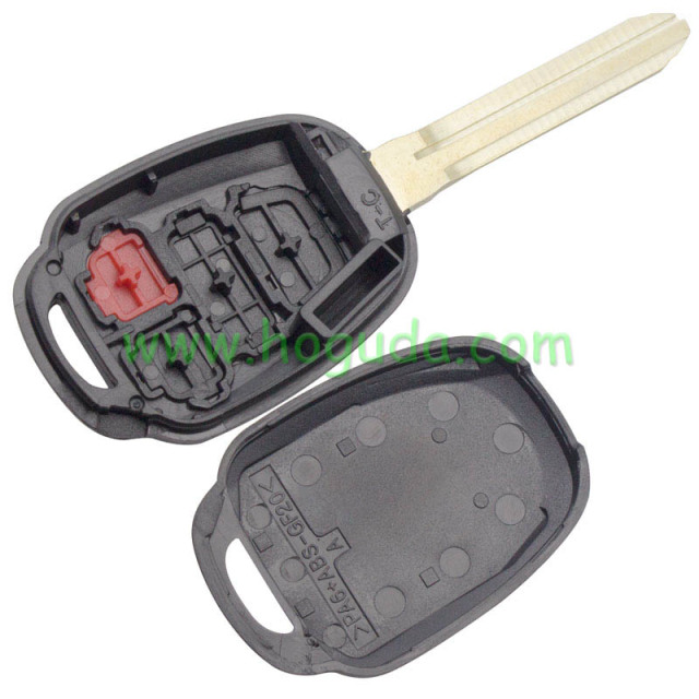 For Toyota 3+1 button remote key blank