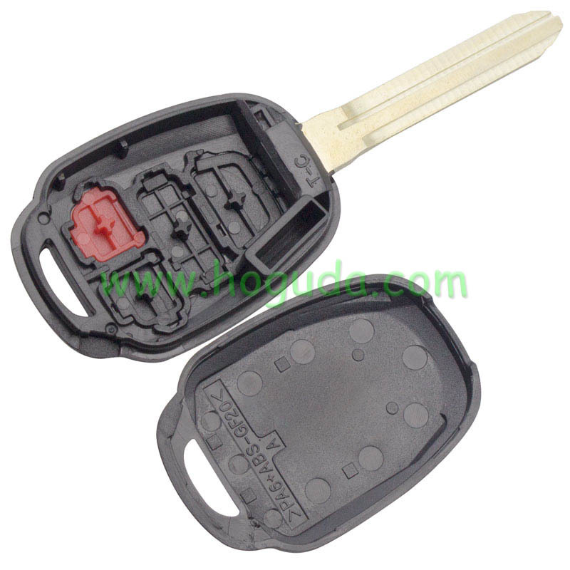 For Toyota 3+1 button remote key blank