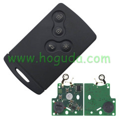 Original for Renault Megane&amp;Laguna &amp;Scenic Car non-keyless 4 button Remote key  with PCF7941 Chip and 433.9Mhz (No Logo) Remart: Original PCB