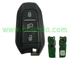For Original Peugeot 5008 508 3 button  Keyless Go Smart remote Key with 4A HITAG AES NCF29A1 434MHz