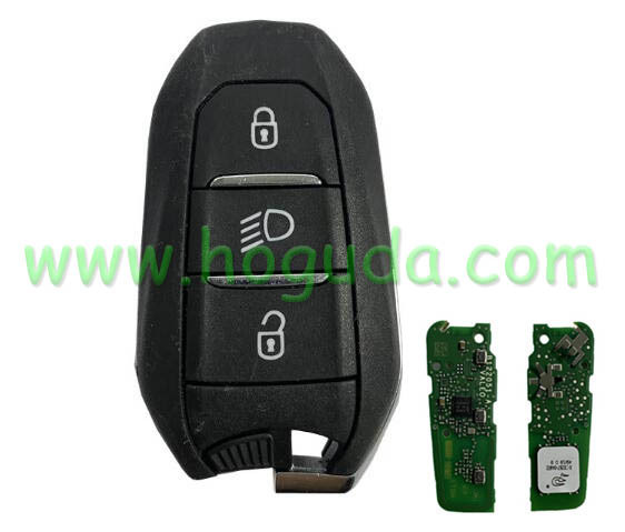 For Original Peugeot 5008 508 3 button  Keyless Go Smart remote Key with 4A HITAG AES NCF29A1 434MHz