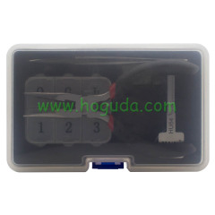 For HU64 Key model, ajust into a new key, and then use key cutting machine to cut
