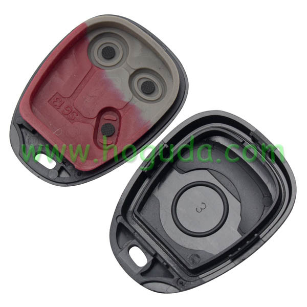 For Buick 2+1 button remote key blank Without Battery Place