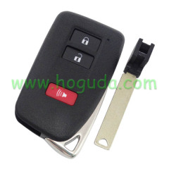 For Lexus 2+1 button modified remote key blank