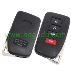 For Lexus 3+1 button modified remote key blank
