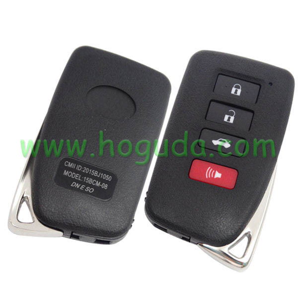 For Lexus 3+1 button modified remote key blank