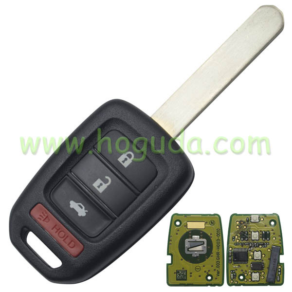 For Honda 3+1 button remote key with PCF7961/HITAG 3 313.8mhz