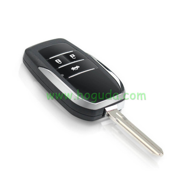 For Toyota modified 3 button key shell with TOY 43 blade