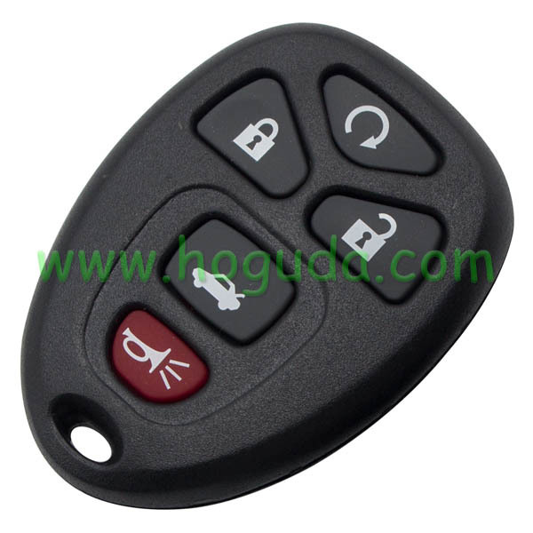 For Buick 4+1 button remote key blank Without Battery Place