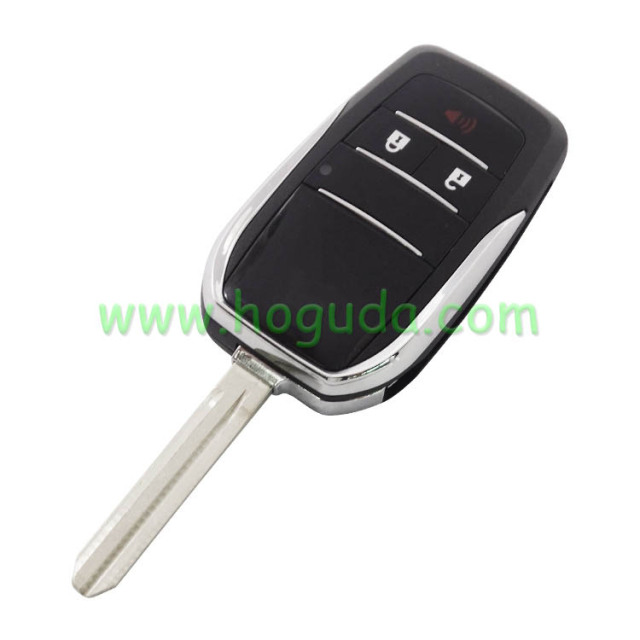 For Toyota modified 3 button key shell with TOY 43 blade