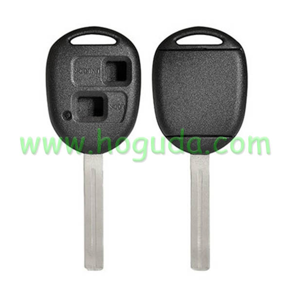 For High quality Toyota 2 button remote key blank with TOY40 blade