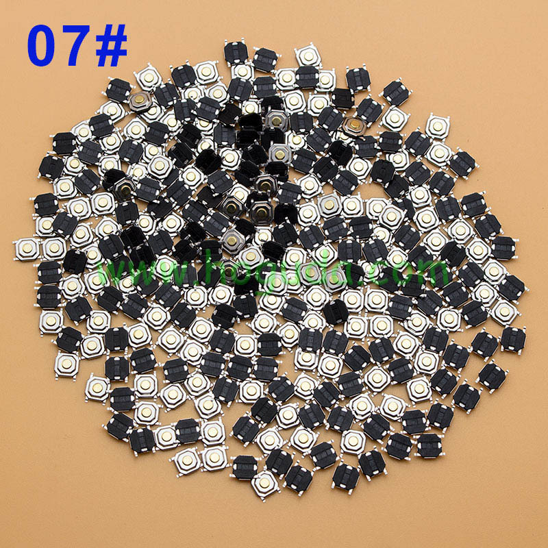 Muti-function remote key button, PCB button. It is easy for locksmith engineer to use. 7#