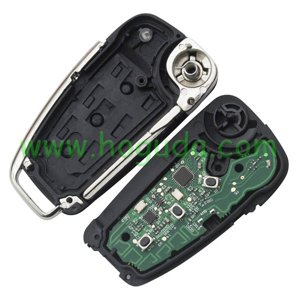For Audi A6,A6L,Q7 3 buttton remote key with 8E chip 433.92/315MHZ  4F0837220M / 4F0837220T Non handsfree system 2004-2011
