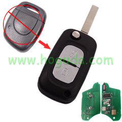 For Renault Modified 1 button remote key 7946(HITAG2) chip-434mhz