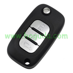 Original For Renault 3 button remote key with 434mhz PCF7961M chip