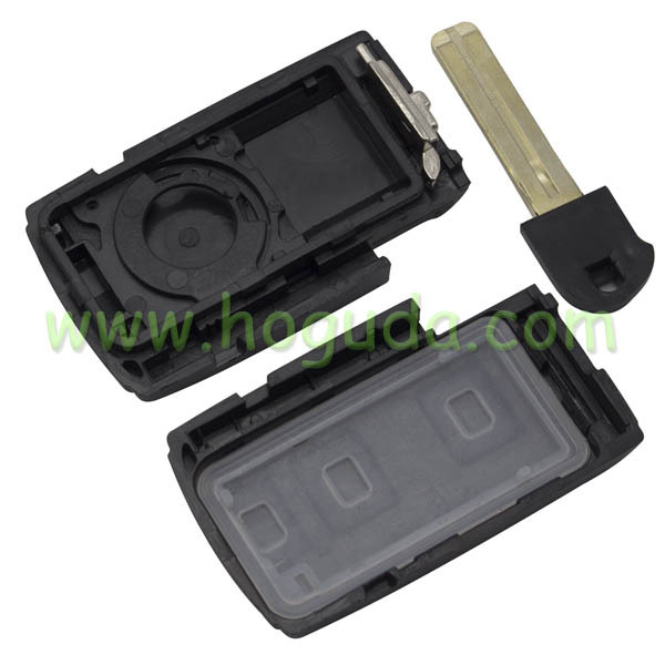 For Toyota crown 3 button remote key blank with Toy48 blade