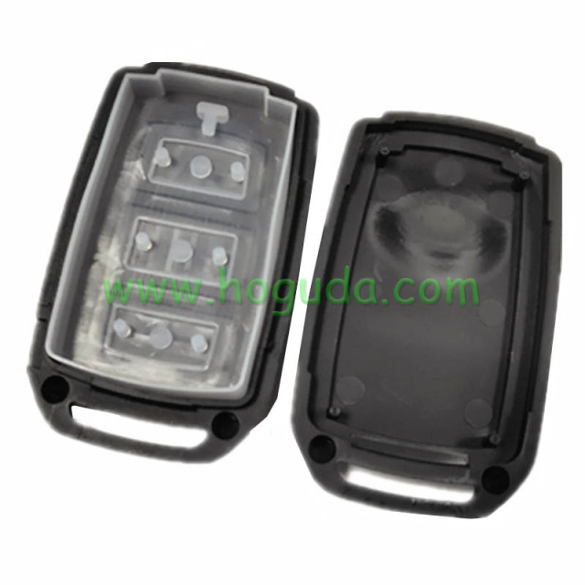 For Toyota 2+1 button key shell  for  the Indian market