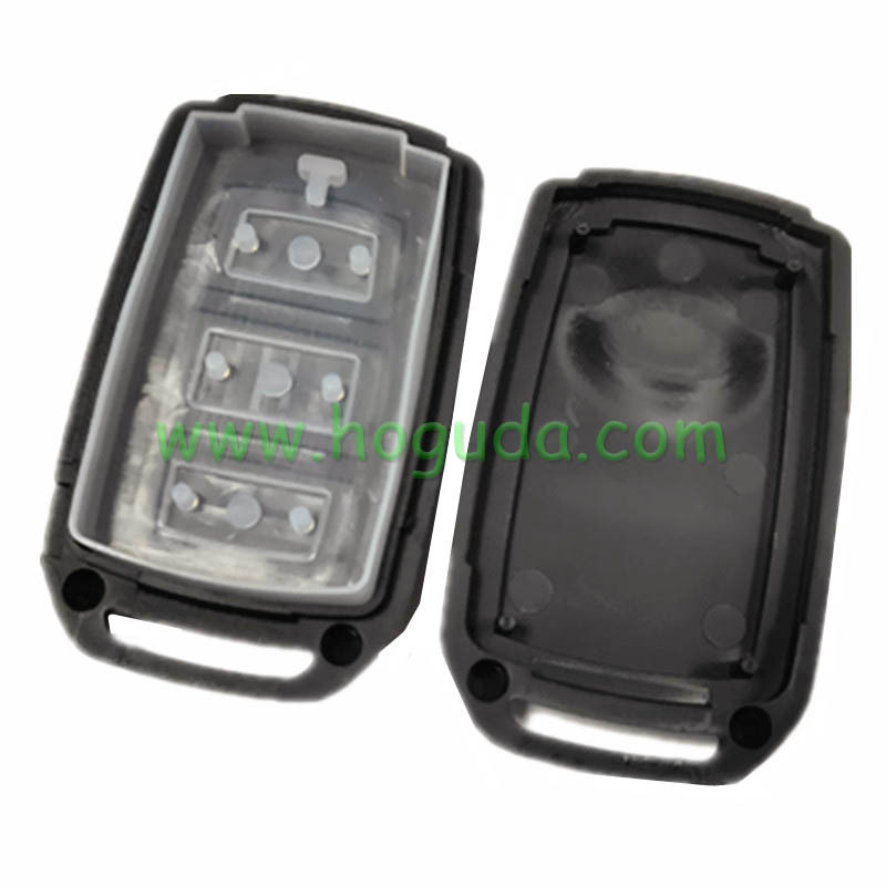 For Toyota 2+1 button key shell  for  the Indian market