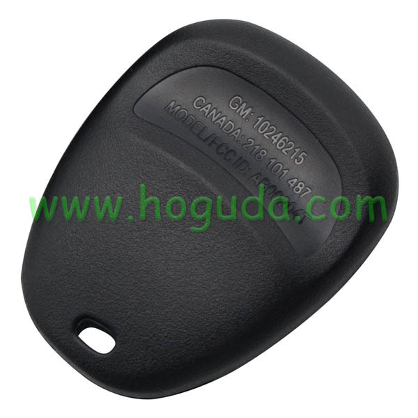 For Buick 2+1 button remote key blank Without Battery Place