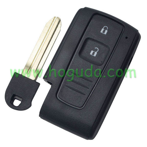 For Toyota Daihatsu 2 button remote key blank with Key Blade