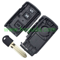 For Toyota Daihatsu 2 button remote key blank with Key Blade