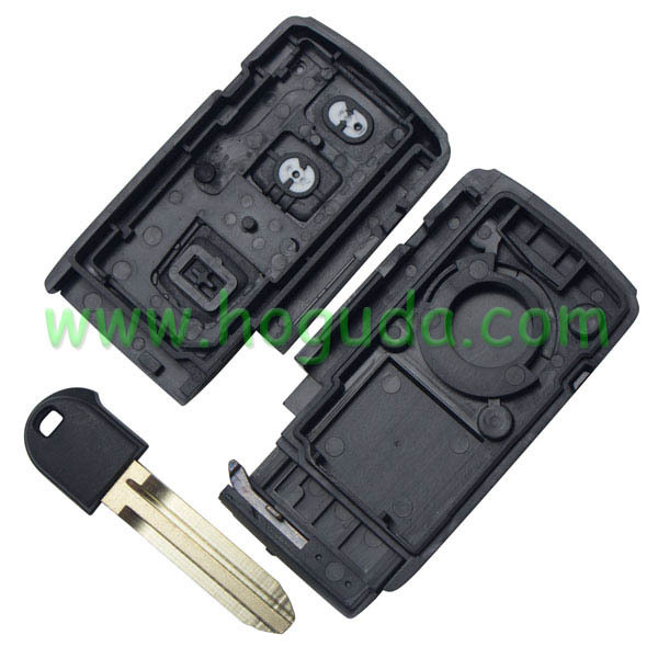 For Toyota Daihatsu 2 button remote key blank with Key Blade