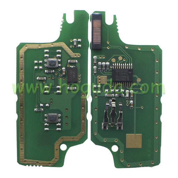 For Peugeot 2 button flip remote control with 433Mhz ID46 Chip FSK Model  for 307&amp;407 Blade  （2011-2013）