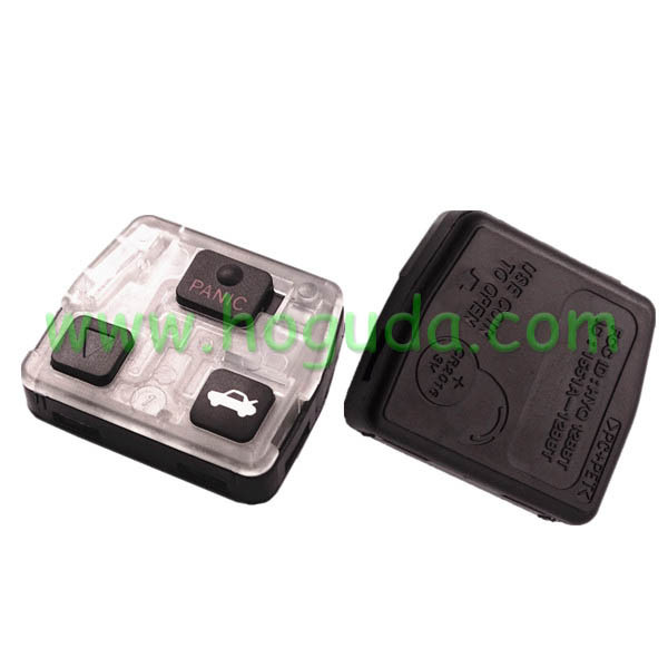 For Toyota land cruiser prado 3 button remote shell